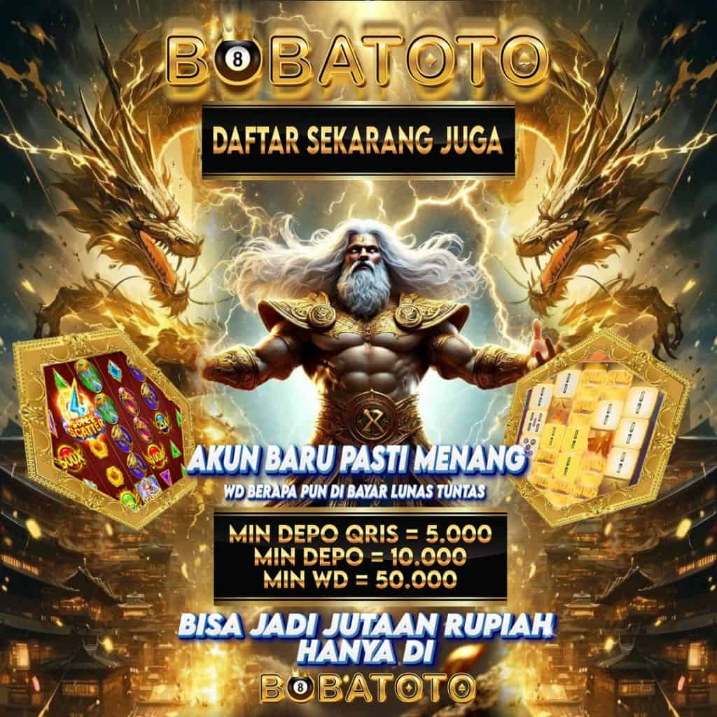 Bobatoto: Bandar Toto Togel Resmi Anti Blokir 2025
