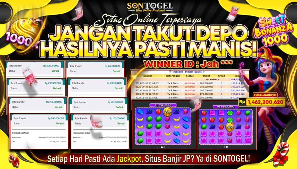 Situs Sontogel Slot Gacor Terbaik