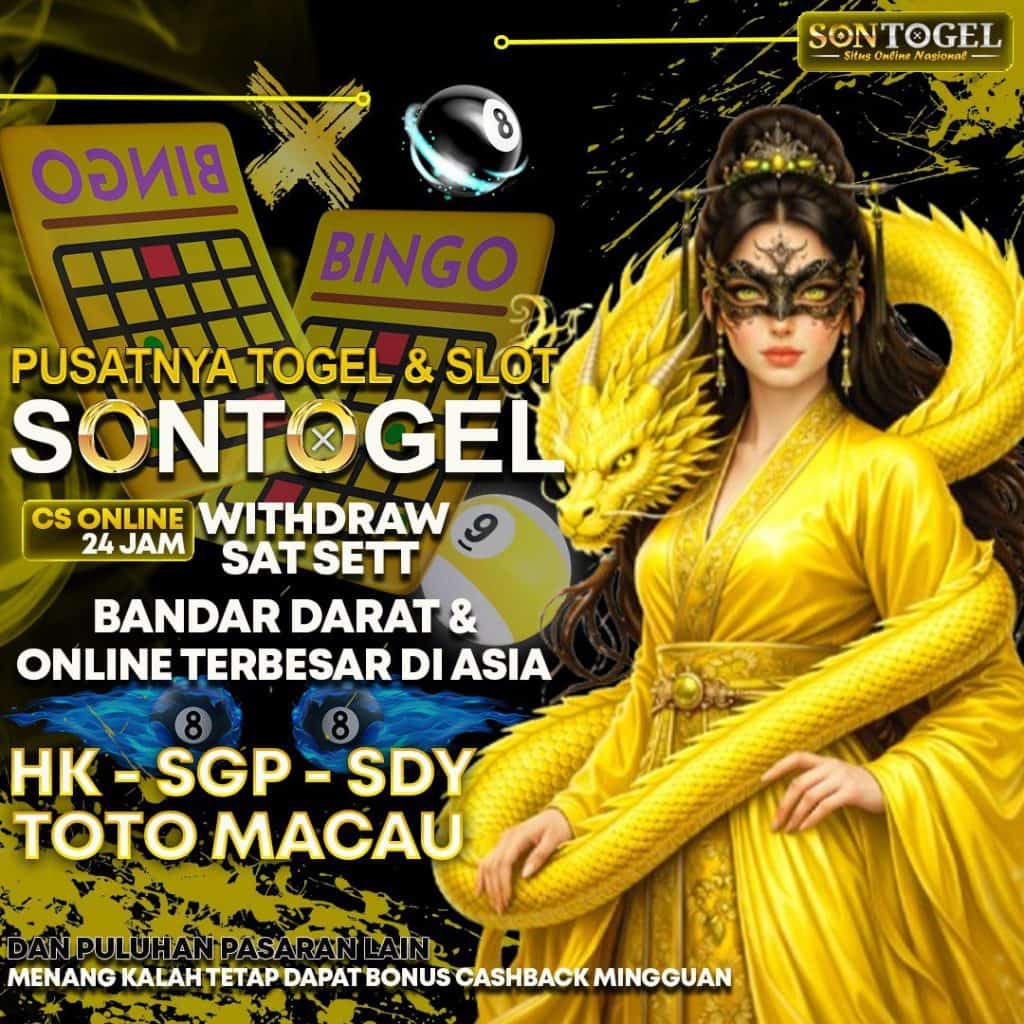Sontogel – Link Situs Toto Togel & Slot Gacor 4D Resmi