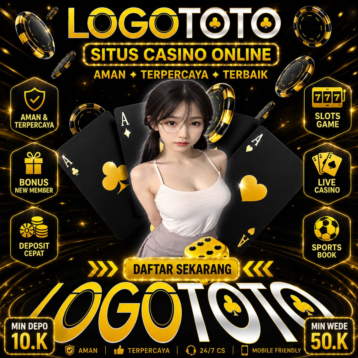 LOGOTOTO: Website Resmi Tempat Main Slot Online Paling Aman
